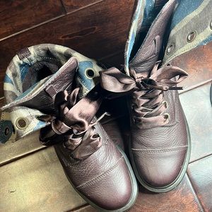 Satin Lace Doc Martens